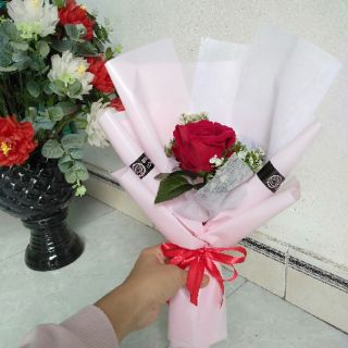 Bó  hoa hồng  1 bông