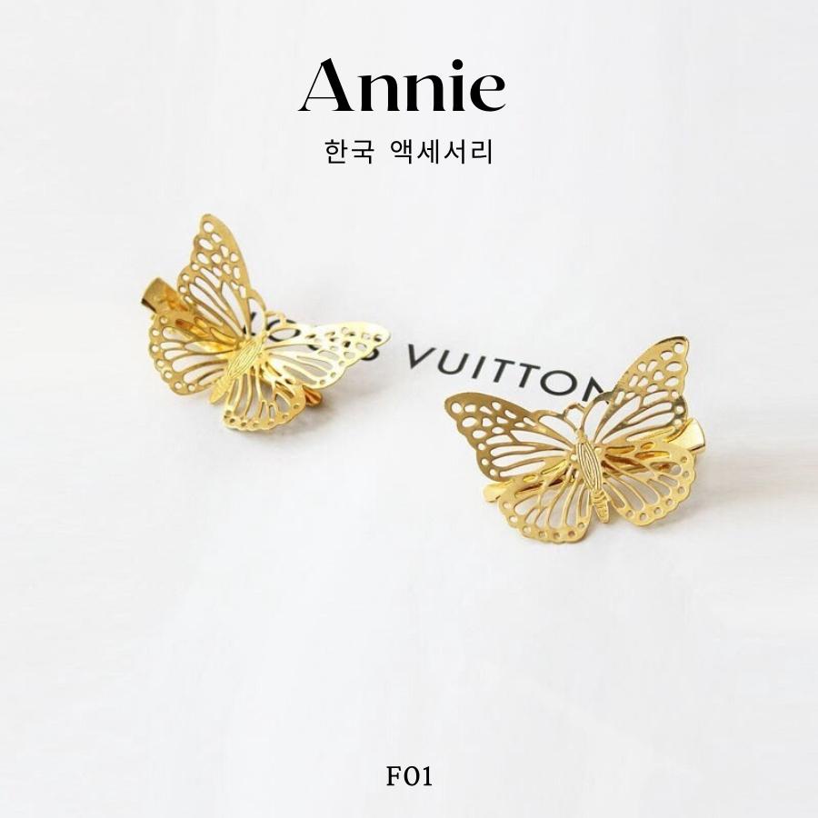 Kẹp tóc hình lá nhiều kiểu phong cách retro vingtage dành cho nữ ANNIE