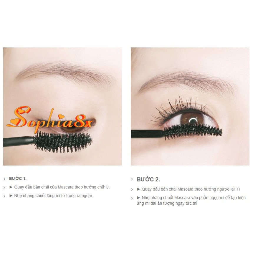 Mascara chuốt mi Innisfree Skinny giúp cong dày dài hiệu quả