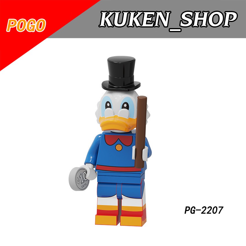 Minifigures Các Nhân Vật Hoạt Hình Chip &amp; Dale Mickey &amp; Minnie Duck Tales Mẫu Mới Ra PG8279