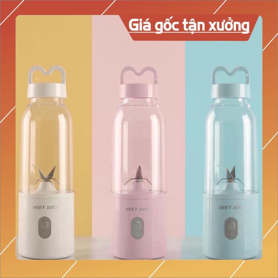 Máy xay sinh tố mini cầm tay meet juice, máy xay hoa quả-nhỏ mà có võ