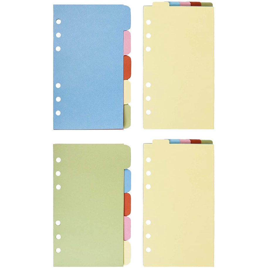 Sổ Tay Nhật Ký/Sổ Tay Bằng Giấy 6 Lỗ Khổ A5/A6/A7/B5/A4