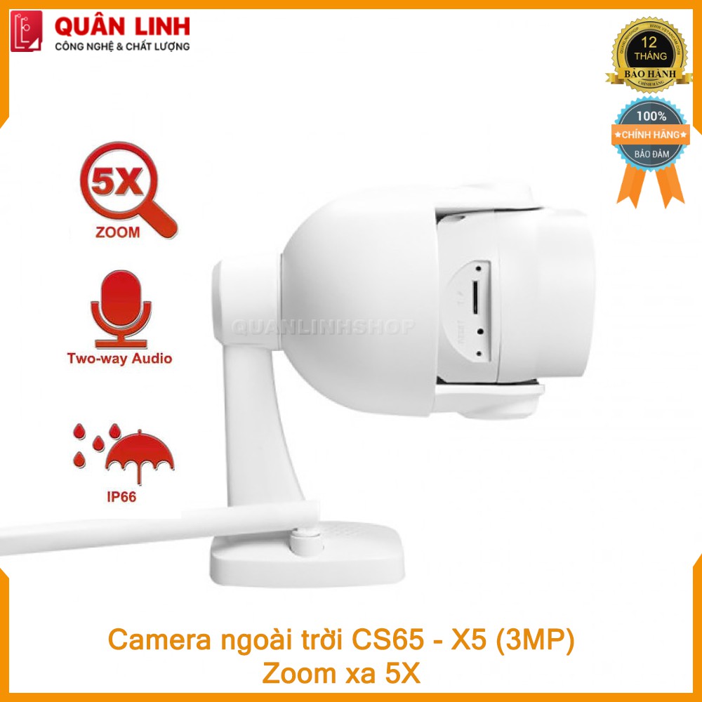 Camera ngoài trời Vstarcam CS65 - X5 Full HD 1080P (3MP), zoom xa 5X, bảo hành 12 tháng