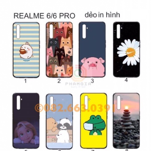 Ốp lưng dẻo in hình đẹp Realme 6 / Realme 6 Pro nhiều mẫu