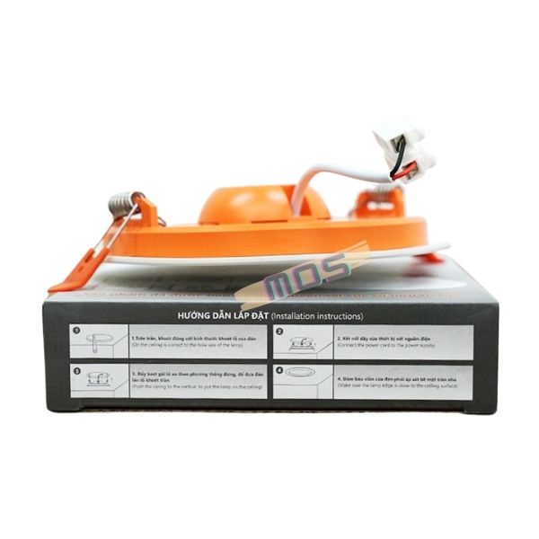 Đèn led âm trần Duhal hàng chính hãng 6w/9w/12w [Bh 1 đổi 1]  -Mos Shop