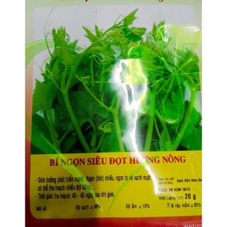 Hạt bí ngọn siêu đọt- gói 20 gramMS970