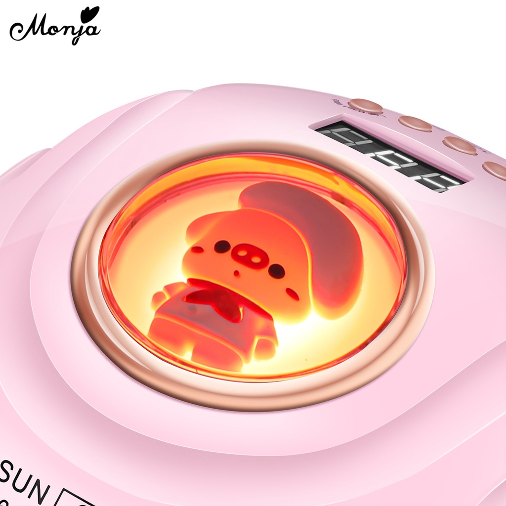 Máy Hong Khô Sơn Móng Tay Đèn móng tay Monja 268W 57 Đèn LED UV Cảm Biến Thông Minh
