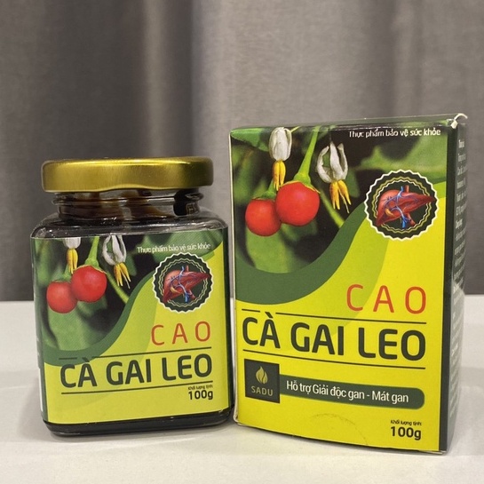 100g Cao Cà Gai Leo Sadu (Cao dẻo) -  Bảo vệ lá gan gia đình bạn (Sadu)