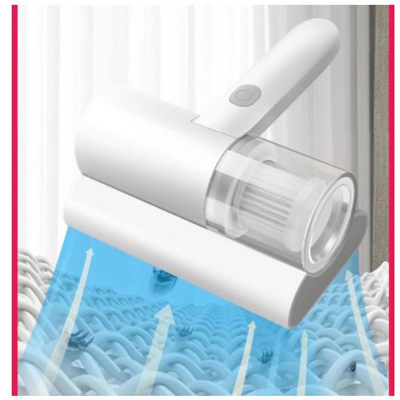 Máy hút bụi giường nệm, máy hút bụi mini không dây sạc pin có tia UV khử khuẩn, hút ẩm không khí, chăn ga, ghế sofa ABS 20000Pa Nitrogen071