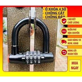 Ổ khóa số chữ u chống trộm, chống cắt, không cần chìa
