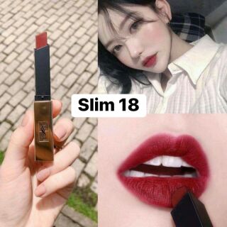 Son Ysl the slim tester màu 18