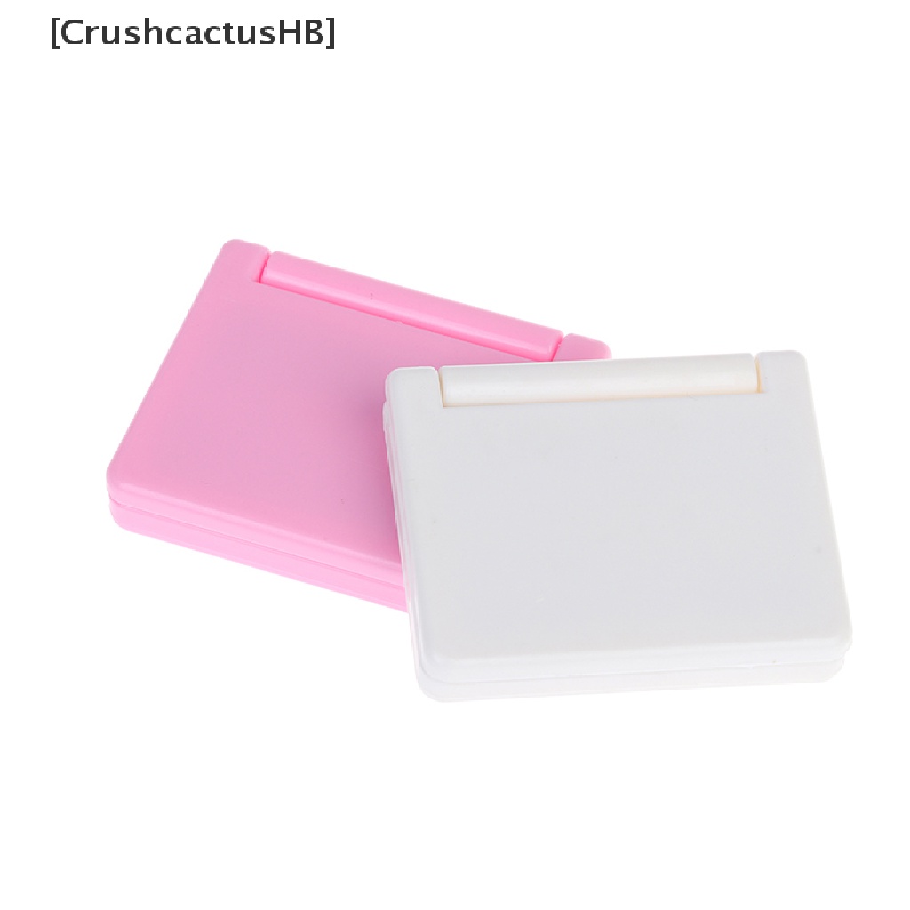 [CrushcactusHB] 2Pcs/Set Simulation Mini Laptop Computer 1:12 Dollhouse Miniature Fashion Crafts Hot Sell