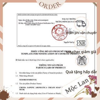 (Moclanclothing)Sữa tắm Tesori d'Oriente chai 500ml
