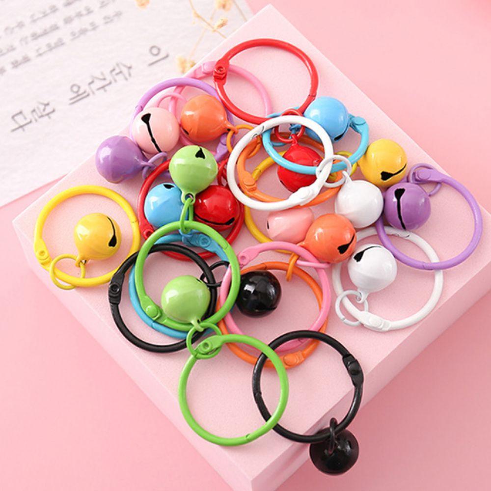 DARNELL Chuông Nhỏ Nhiều Màu Sắc Dùng Làm Móc Khóa / Trang Trí Túi Xách / Balo Đi Học