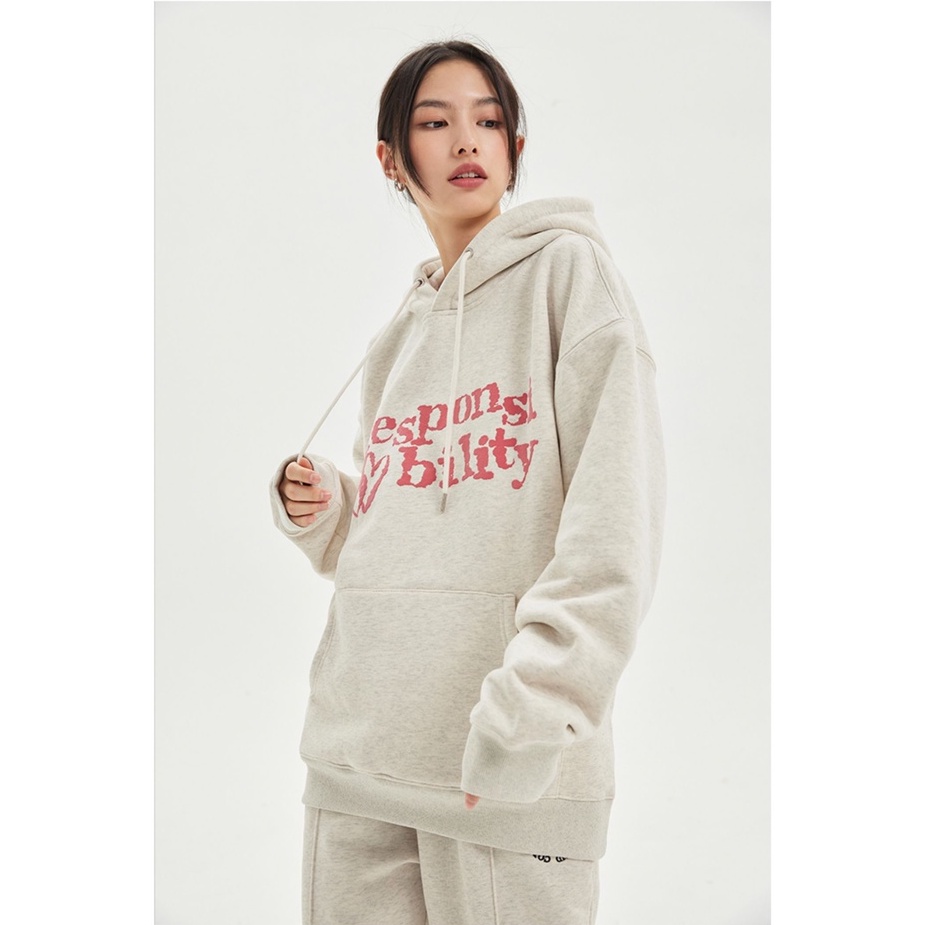 Áo Hoodie Tay Dài Form Rộng Theo Phong Cách Retro Mỹ Dễ Phối Đồ