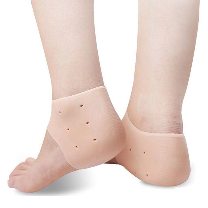 Combo 2 miếng lót Silicon bảo vệ gót chân và cổ chân (Màu Da)