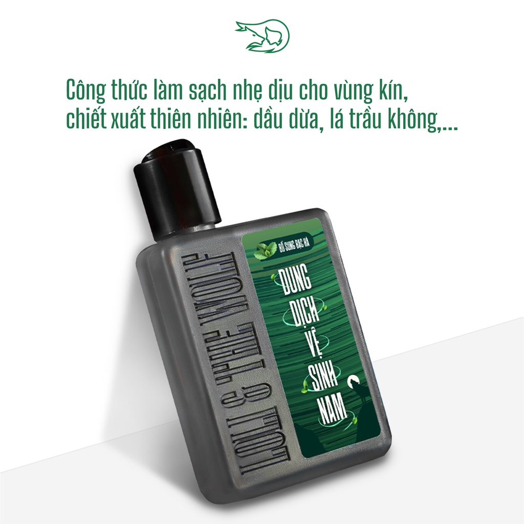 Dung Dịch Vệ Sinh Nam Giới Loli And The Wolf Hương Thơm Cuốn Hút Nam Tính Khử Mùi Tốt 80ml