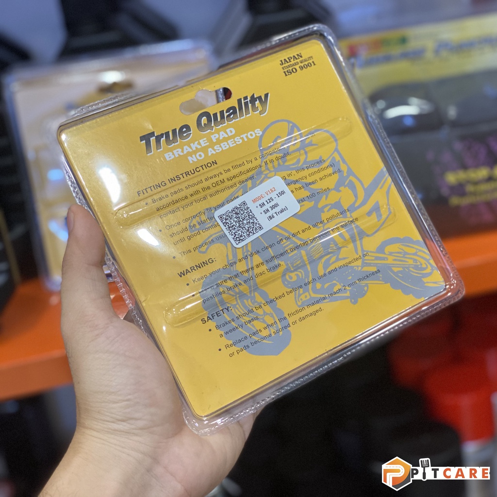 (Bố Thắng) Má Phanh Đĩa Trước SH125 SH150 SH300 True Quality V182