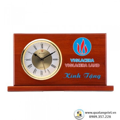 Đồng hồ để bàn khắc laser