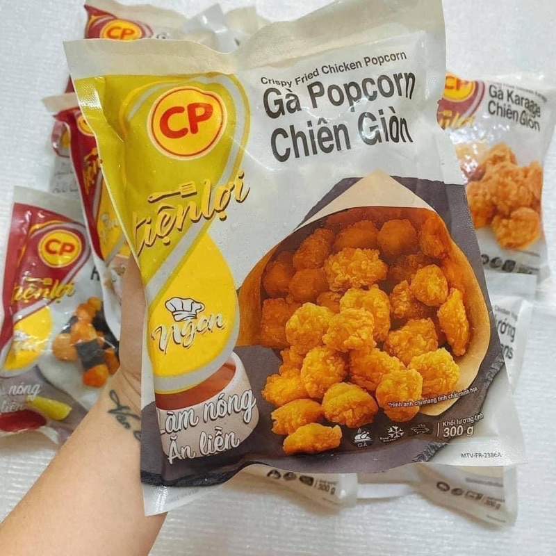 Đùi Gà Chiên Giòn CP - Cánh Gà Chiên Giòn CP - Gà Popcorn Chiên Giòn CP 300gr ( Giao Hàng Hà Nội Ship Now )