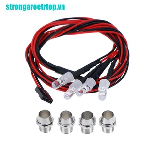 Rc set 4 đèn led 5mm chuyên dụng cho xe hơi điều khiển từ xa hsp