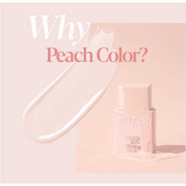 KEM LÓT TRANG ĐIỂM ESPOIR PEACH SKIN FITTING BASE 30ml SPF41 PA++++