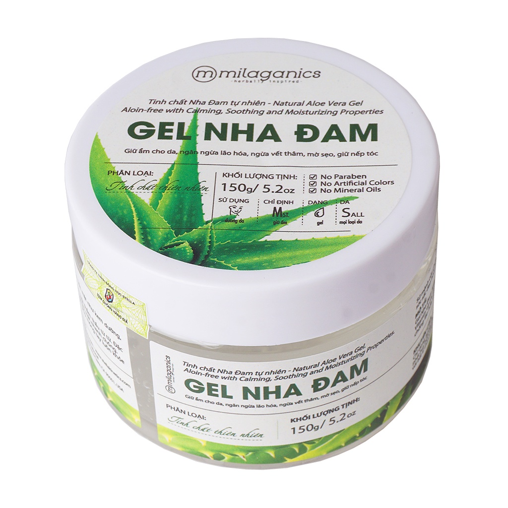 Gel nha đam Milaganics (Hũ 150g)