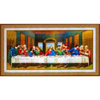 Tranh thêu chữ thập 3D Bữa tiệc ly 85*44cm LV3073 - tự thêu