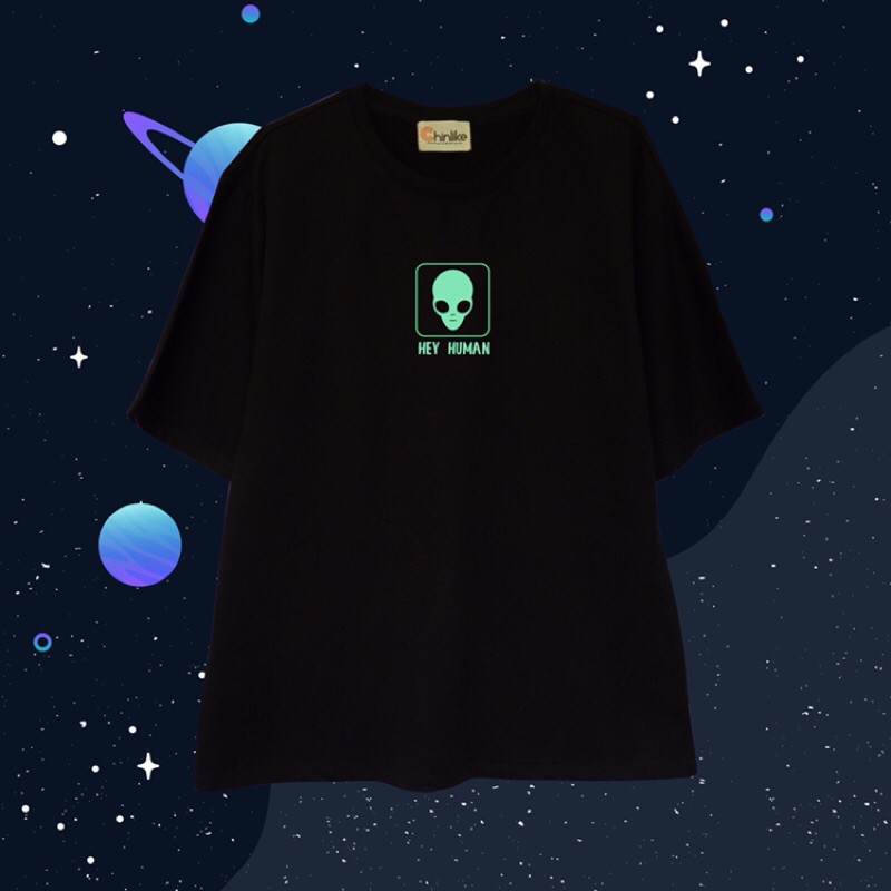 Áo thun tay lỡ-Alien Tee