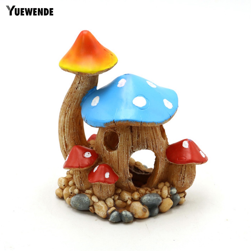 Ngôi Nhà Nấm Dùng Trang Trí Bể Cá Độc Đáo