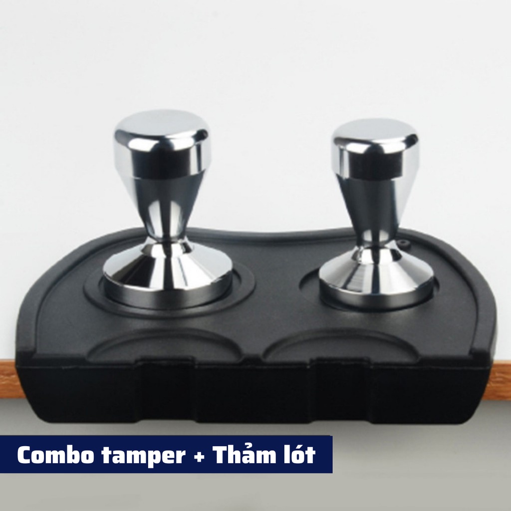 Tamper 49mm và OCD inox 304 cao cấp đường kính 51-53-58mm trọng lượng lên tới 700g bảo hành 12 tháng
