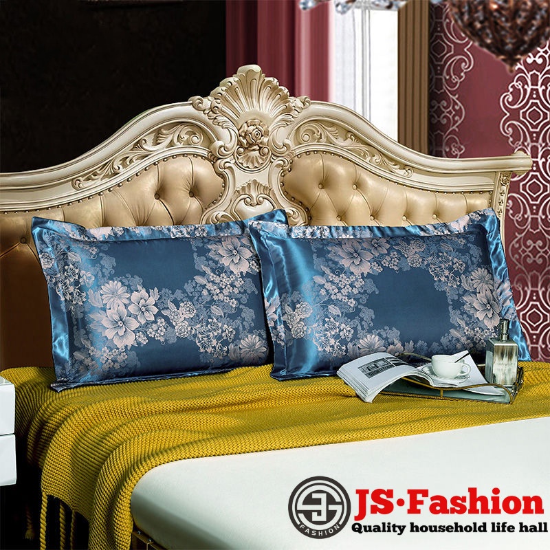 Vỏ gối bằng lụa satin và lụa lạnh thời trang kích thước 48x74cm cho mùa hè