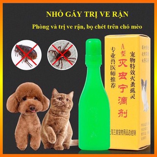 Thuốc trị ve rận bọ chét nhỏ gáy chó mèo