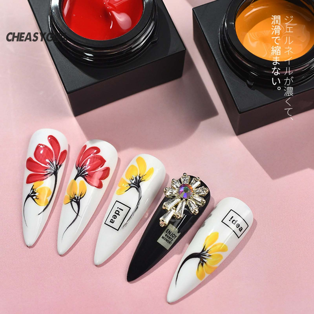 (Hàng Mới Về) Gel Sơn Móng Tay Nhanh Khô 5Ml 12 Màu Sắc Tùy Chọn Phong Cách Nhật Bản Cho Nữ