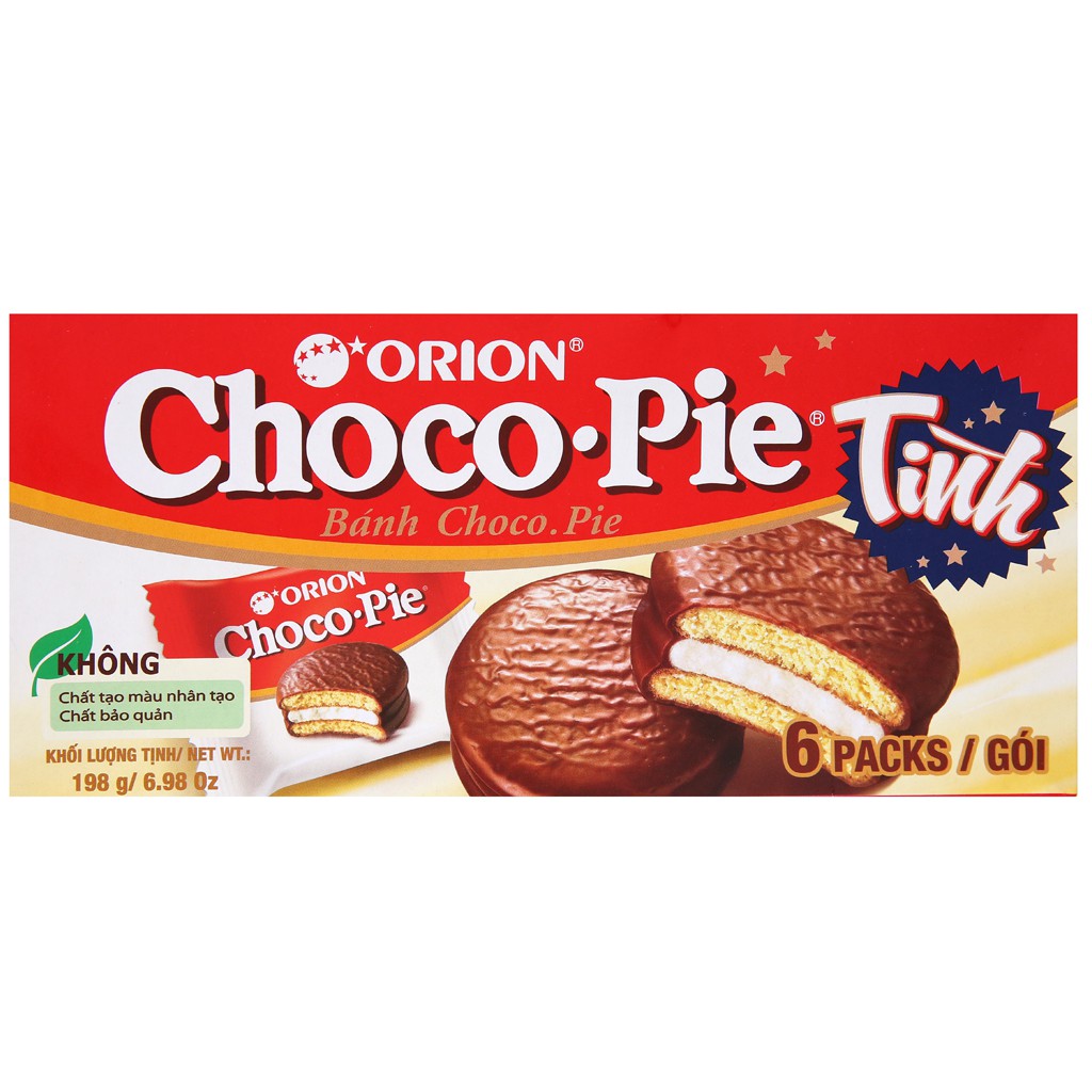 Bánh Choco-pie hộp 198g (6 cái)