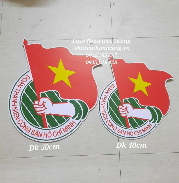 Huy hiệu đội treo tường - Logo  đoàn đội treo phòng hội trường