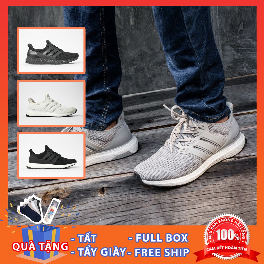 Giày Ultra 4.0 đế boost chạy bộ nam nữ (part 4) [ẢNH/ VIDEO THẬT + FULL BOX + FREESHIP]