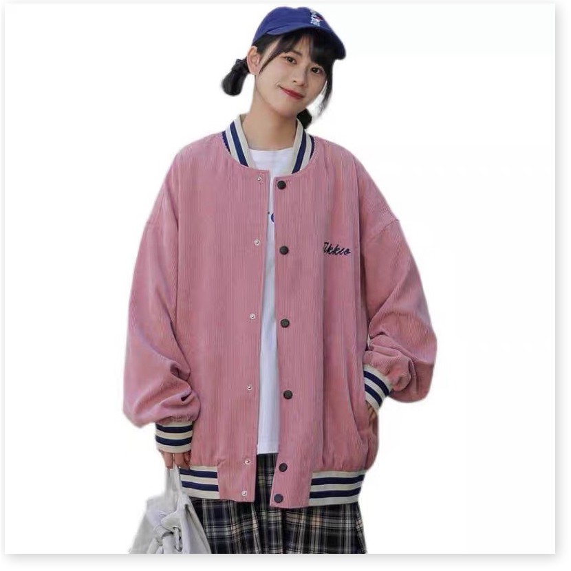 Áo Khoác Nhung Uniex SUPER FASHION Chất Liệu Nhung Tăm thoáng mát Form Rộng Thoải Mái