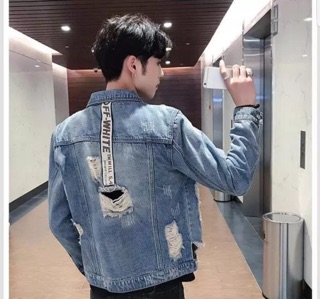 Áo khoác Jeans OFF WHITE