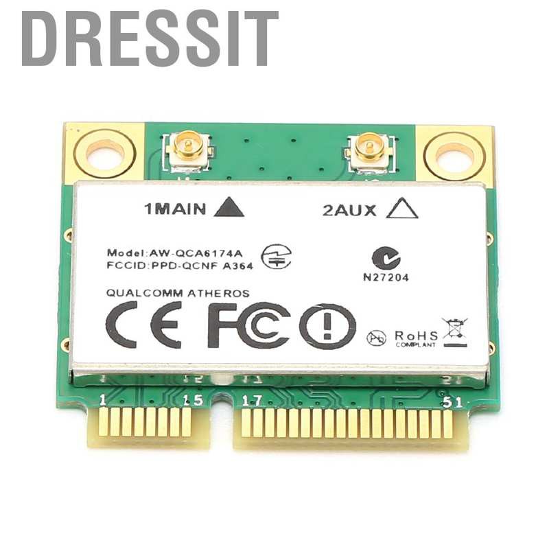 Card Mạng Không Dây Mini Pci-E 2.4 / 5ghz Bluetooth 4.1 Cho Ieee 802.11a / B / G / N / Ac