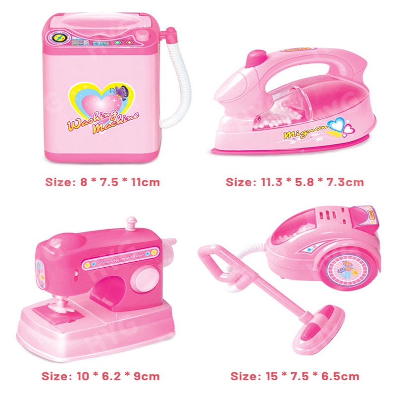 Máy giặt HYG Toys đồ chơi mini tương tác với trẻ nhỏ