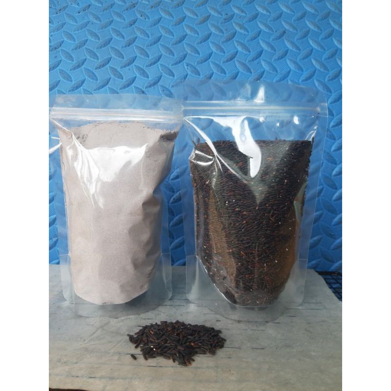 500gr bột gạo lứt đen  sống làm bánh ăn kiêng Handmade