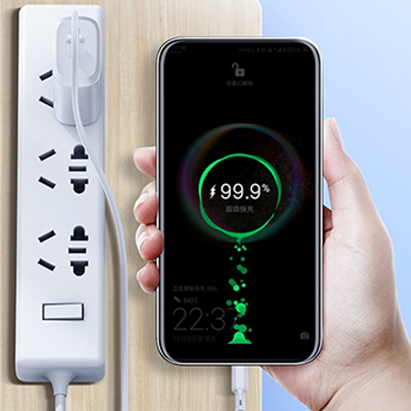 Củ sạc nhanh 66W cho Xiaomi Oppo Vivo Samsung Huawei phòng chống cháy nổ chịu nhiệt cao