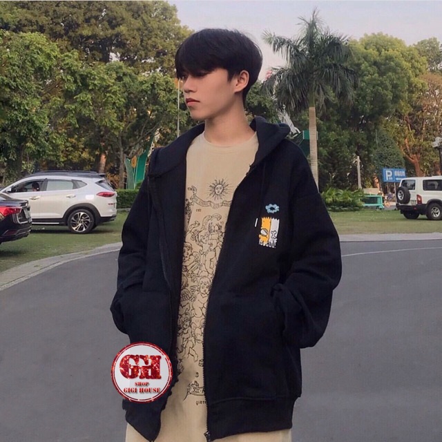 Áo khoác Ullzzang In Hình Siêu Đẹp 4D Unisex Nam, Nữ