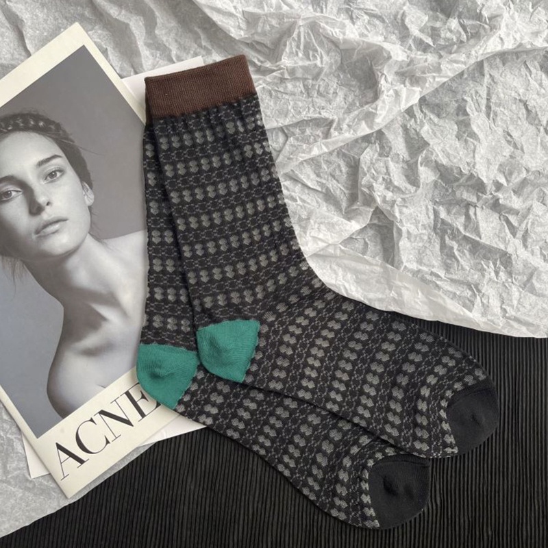 Xixi Tất Lưới Mỏng Họa Tiết Hình Học Phong Cách Harajuku Thời Trang Mùa Hè Cho Nữ