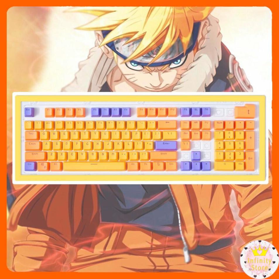 [ĐỘC QUYỀN] SET KEYCAP PBT DOUBLESHOT 104 PHÍM MIX MÀU XUYÊN LED INFINY DECOR