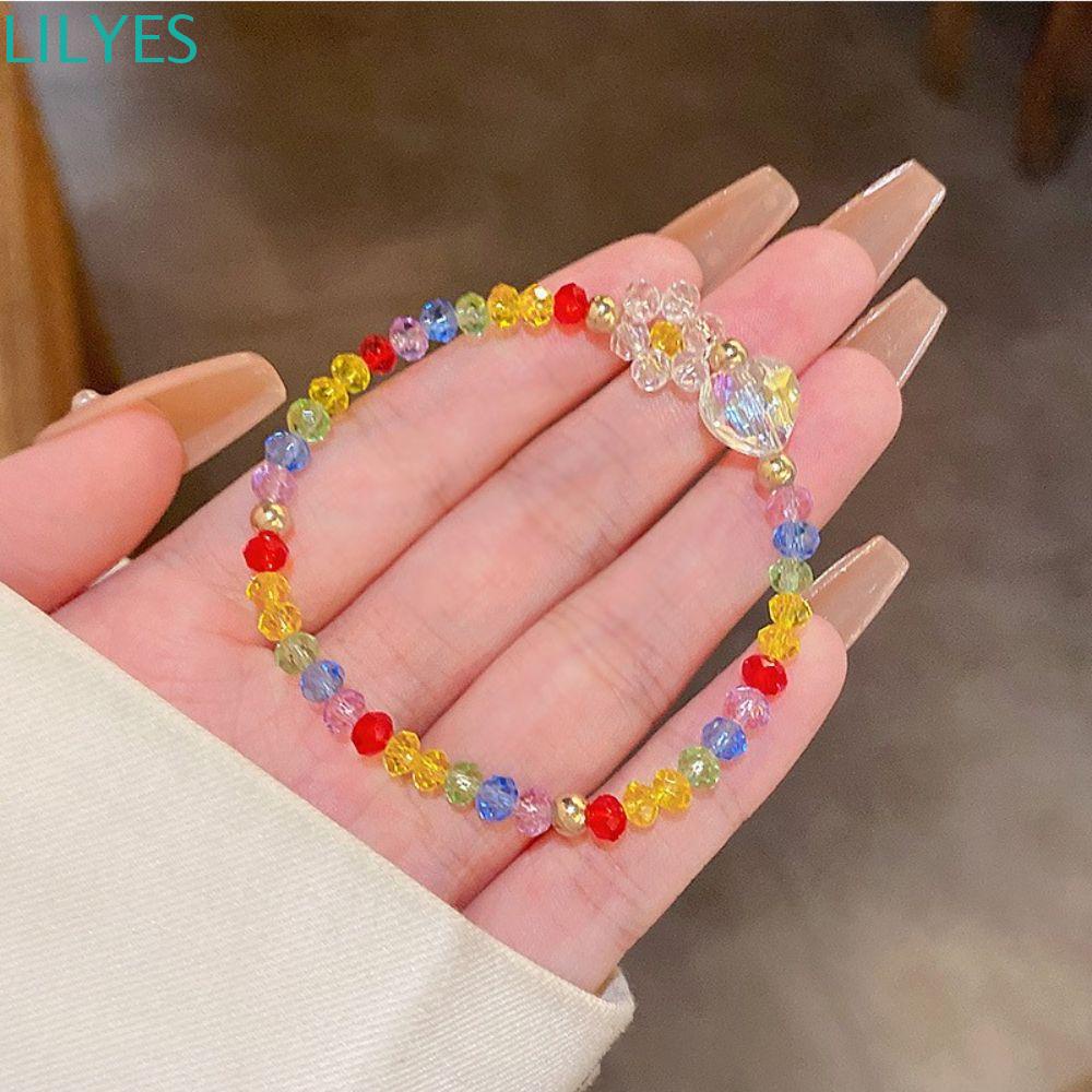 Vòng Đeo Tay Chuỗi Hạt Phối Hoa Thời Trang Cho Nữ|Trang Sức Nữ