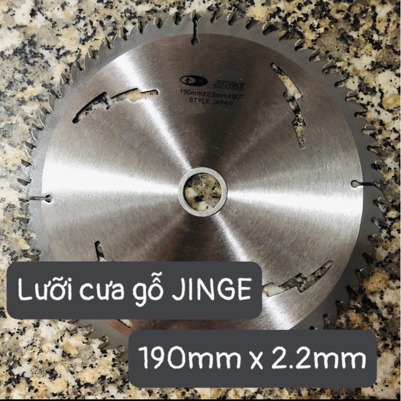 Lưỡi Cưa Gỗ Jinge 190mm