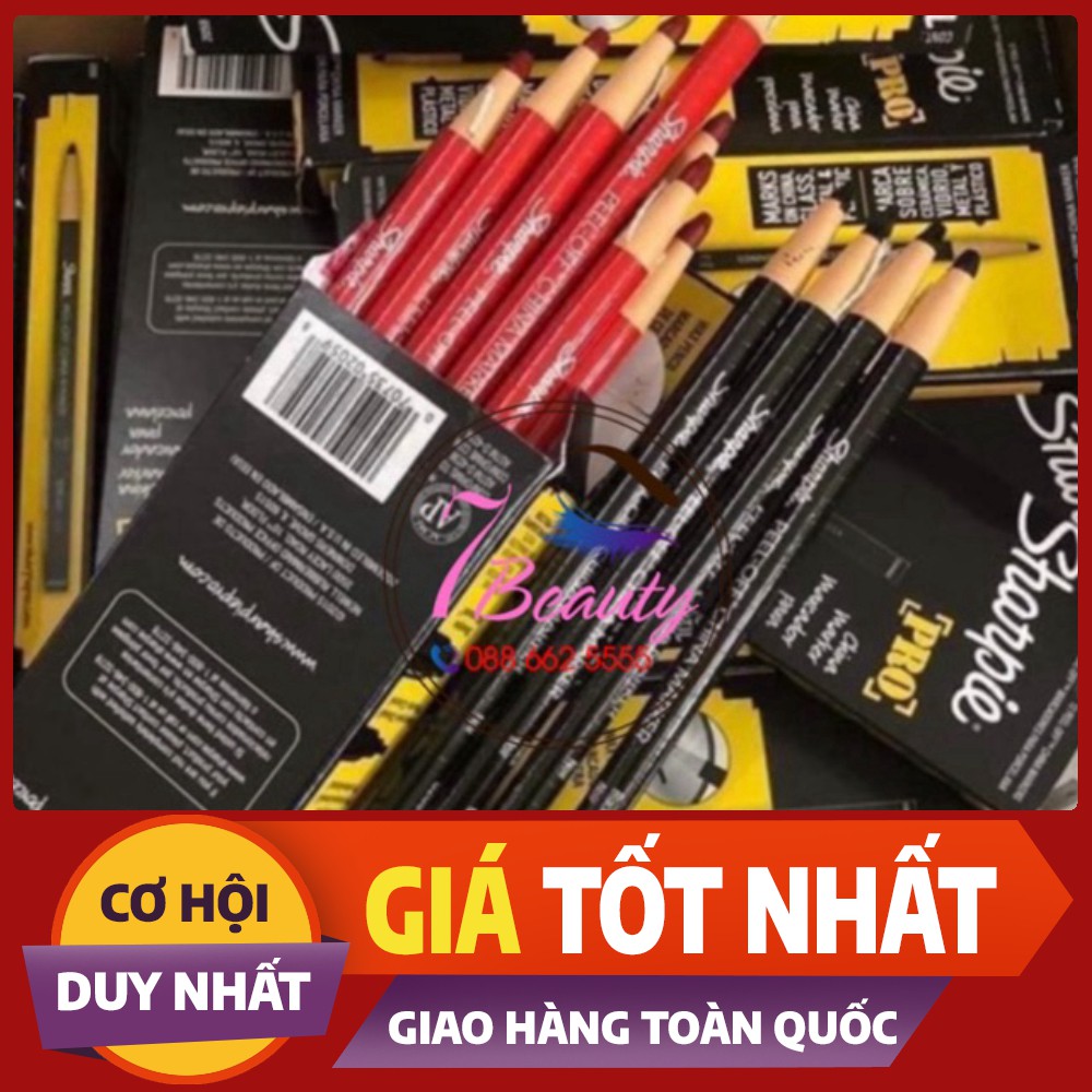 CHÌ ĐÁ SHARPIE HAI MÀU ĐỎ ĐEN