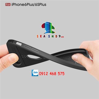 Ốp lưng Iphone 6 Plus / 6S Plus vân da cao cấp Auto Focus
